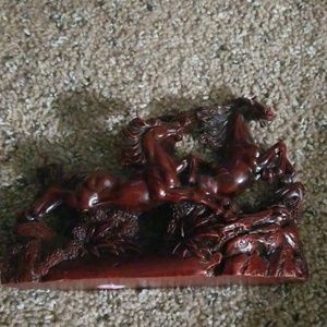 Beautiful Wild Horse Sculpture